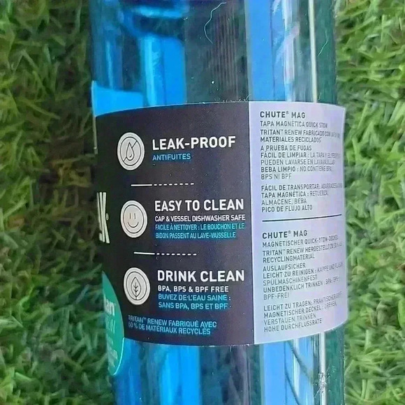 Camelback Chute Mag Tritan Renew Water Bottle Blue 20oz - Picture 4 of 6